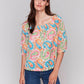 Charlie B - Off Shoulder Cotton blouse