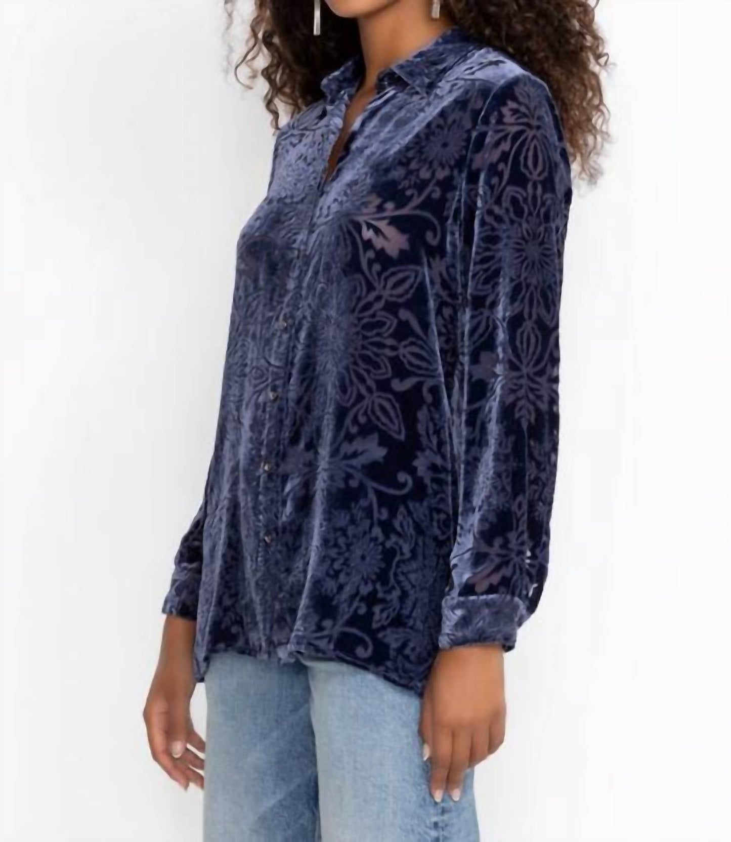 Johnny Was - MISTY BUTTON DOWN SHIRT - ALIXA