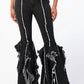 Purple Candy - RUFFLE FLARE JEANS