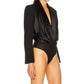 Alexander Wang - Tuxedo Hybrid Bodysuit