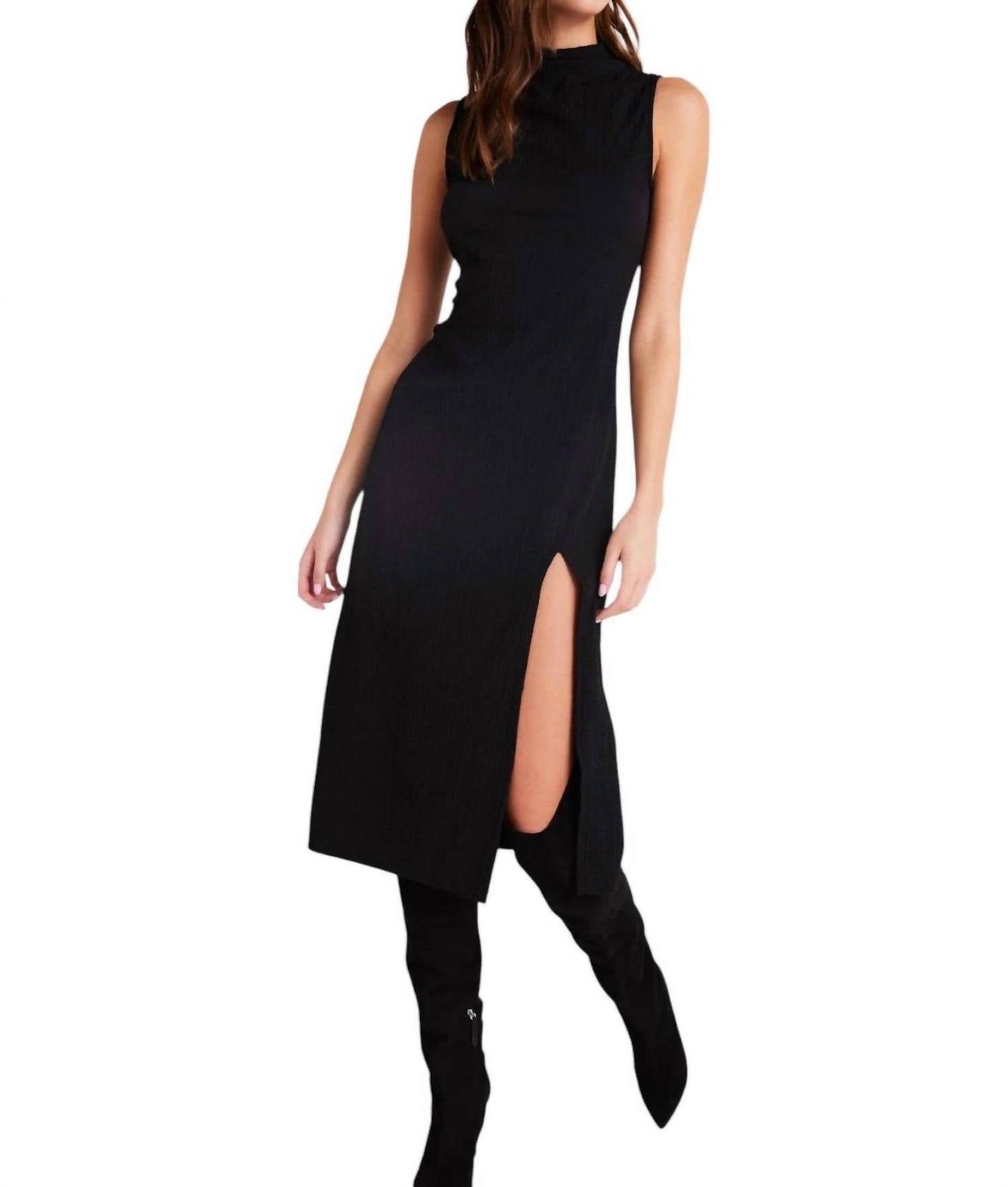 Bella Dahl - Mock Neck Midi Dress