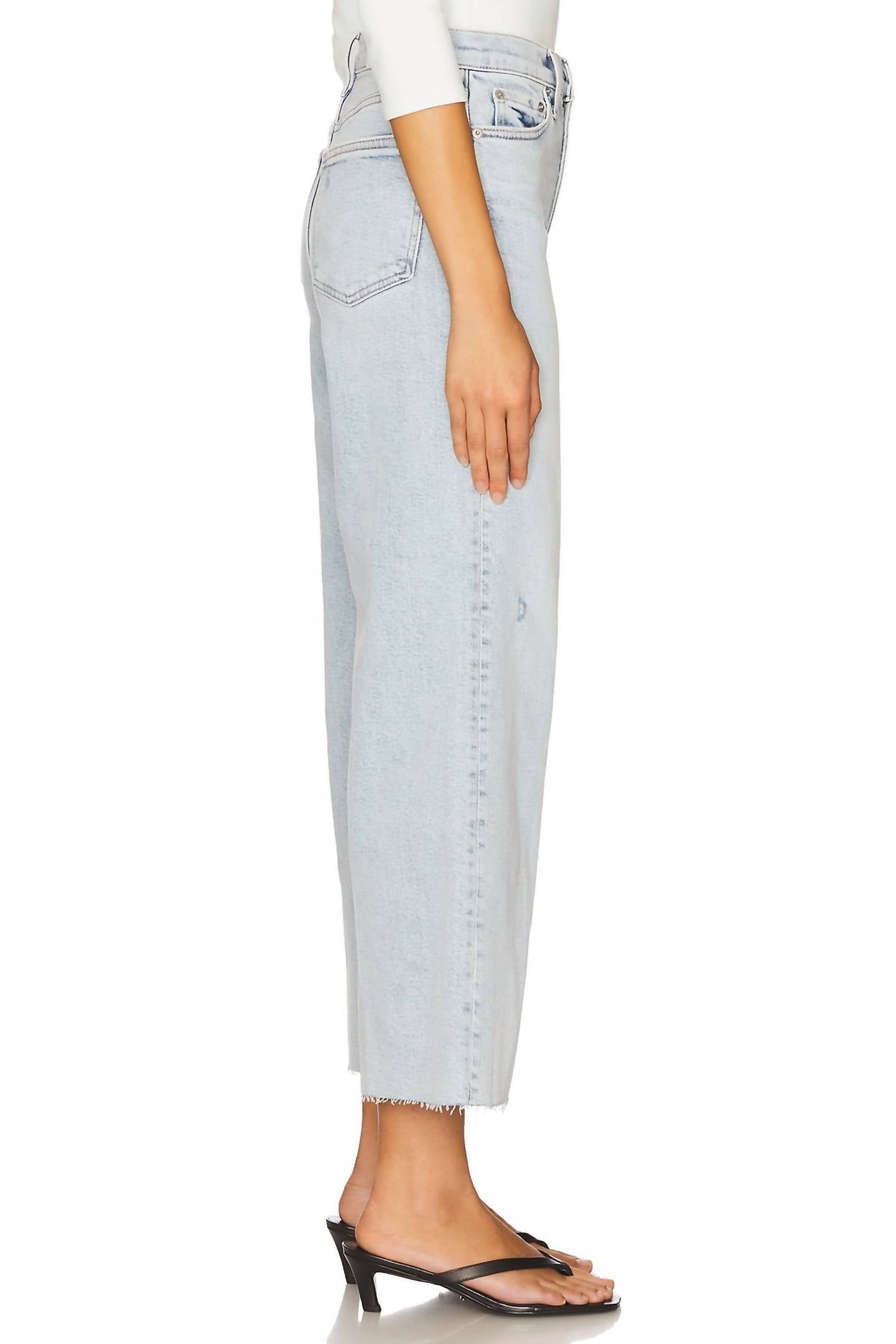 Pistola - Lana High Rise Crop Wide Leg Jeans