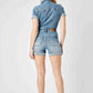 Judy Blue - High Waisted Short Sleeve Denim Romper
