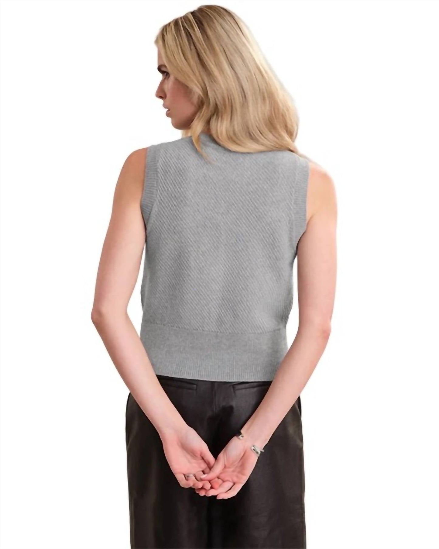 525 America - Kinsley Textured Stitch Shell Tank Top