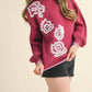 &Merci - Abigail Flower Detail Sweater