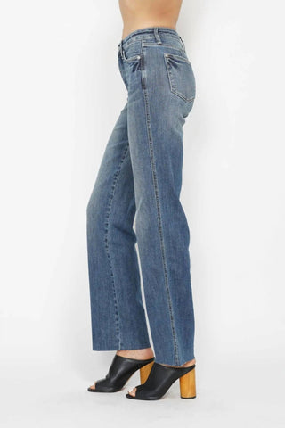 Judy Blue - Mid-Rise Tummy Control Vintage Straight Leg Jean