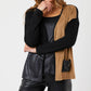 Angel Apparel - Vegan Leather Suede Cardigan