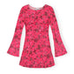 Ganni - Printed Satin Mini Dress