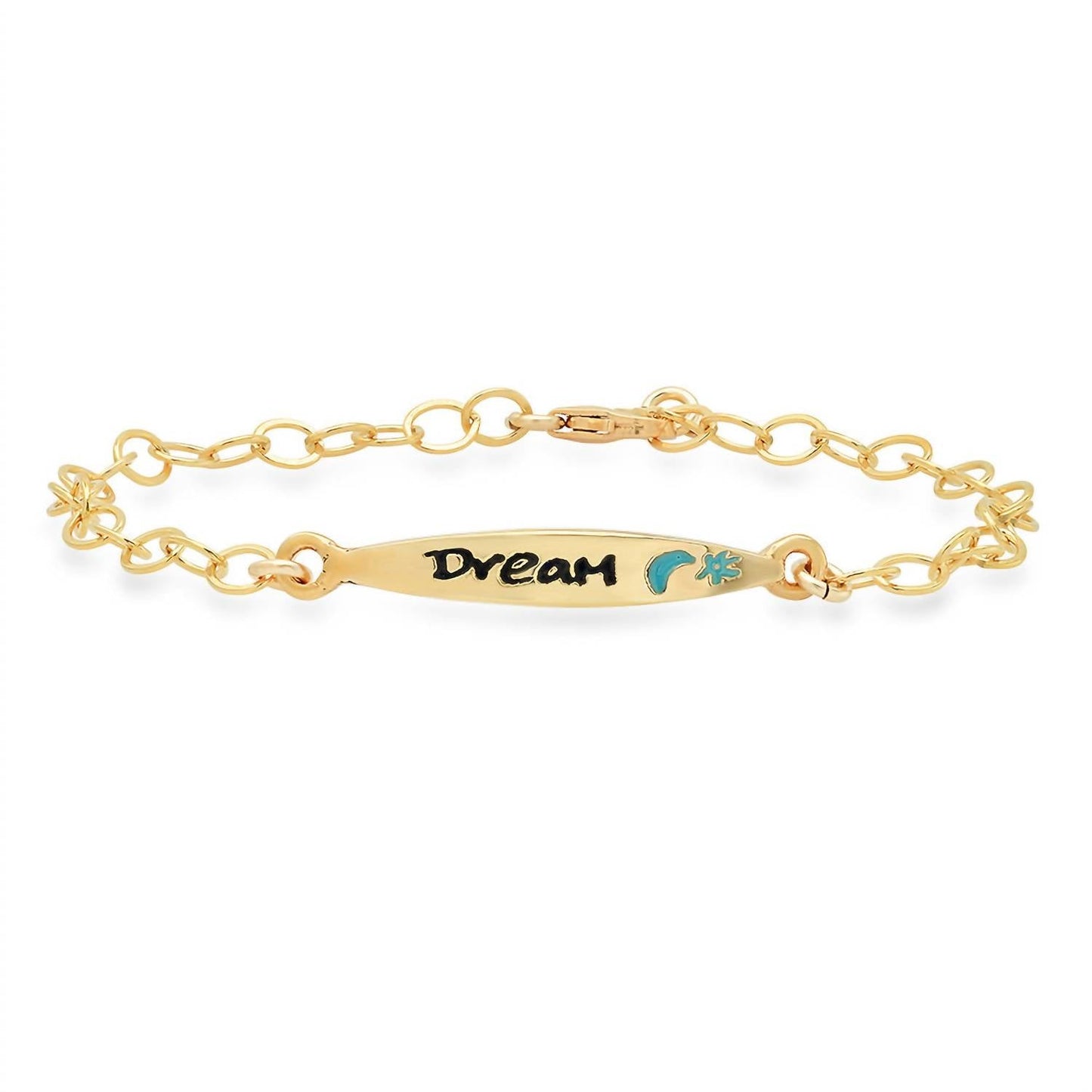 Jessica Elliot - Vermeil Colorful Words Enamel Bracelet - Dream