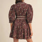 &Merci - Blanket Stitch Floral Mini Dress