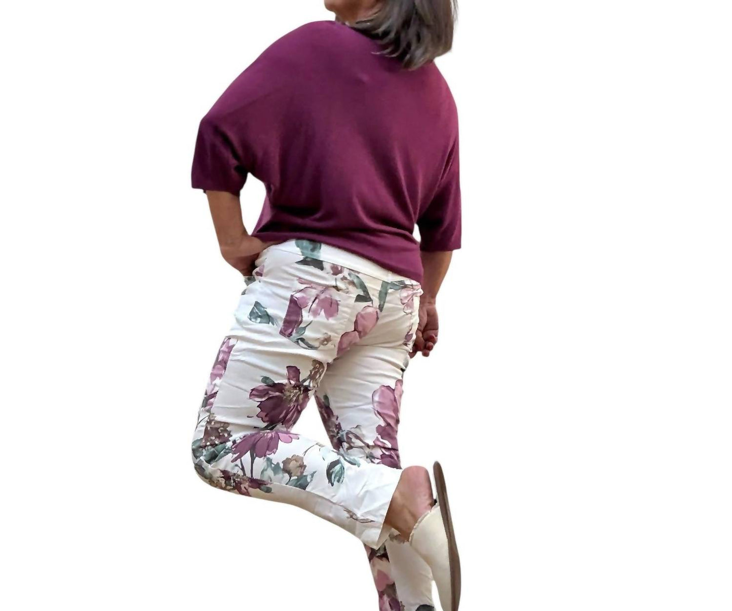 Cocco Bello - Women's Fine Knit Bat Sleeve Sweater