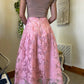 Blu Pepper - Floral Organza Midi Skirt