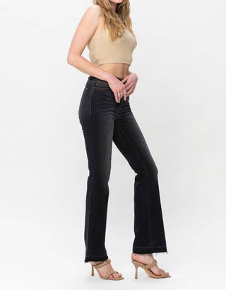 Judy Blue - High Waist Released Hem Slim Bootcut Denim Jeans