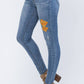 Judy Blue - Mid-rise 70's Patch Skinny Jeans