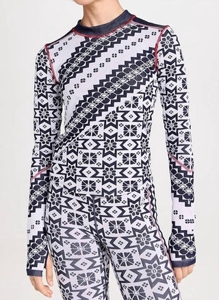 Free People - Myoko Jacquard Long Sleeve Layer Top