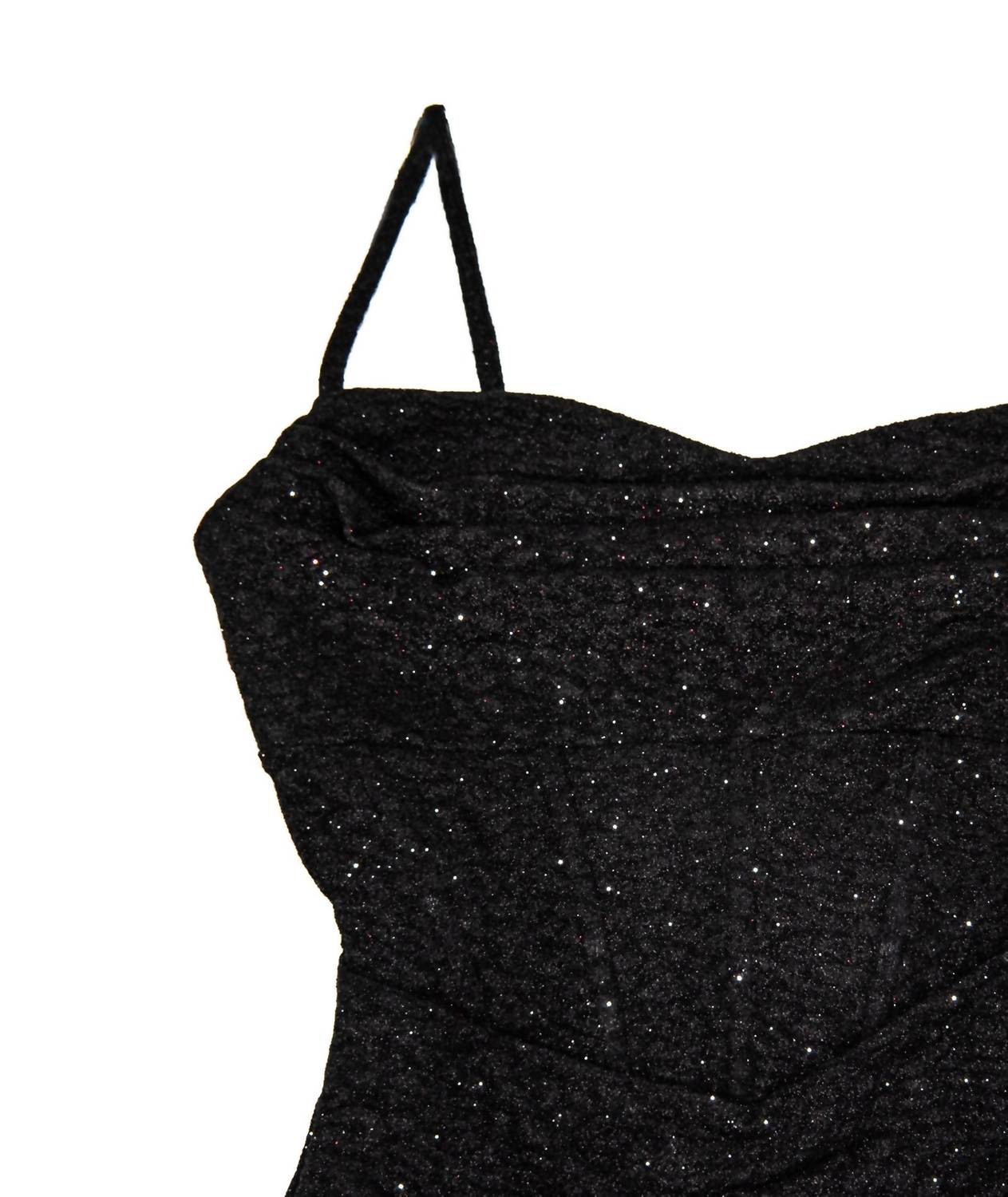 8Apart - Junior Women's Nichole Glitter Stretch Mini Dress