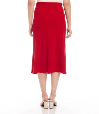 Karen Kane - Satin Bias Cut Midi Skirt