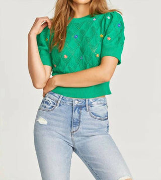 Driftwood - All Over Ditsy Knit Sweater