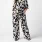 Joseph Ribkoff - Abstract Print Wide-Leg Pants