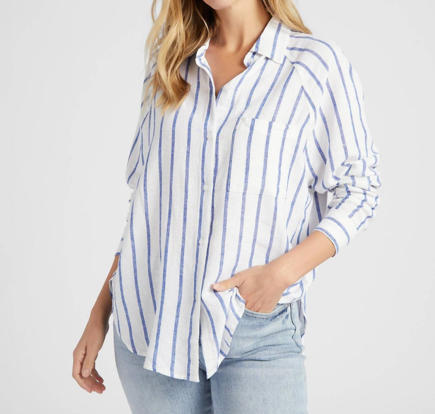 Z Supply - The Perfect Linen Long Sleeve Top
