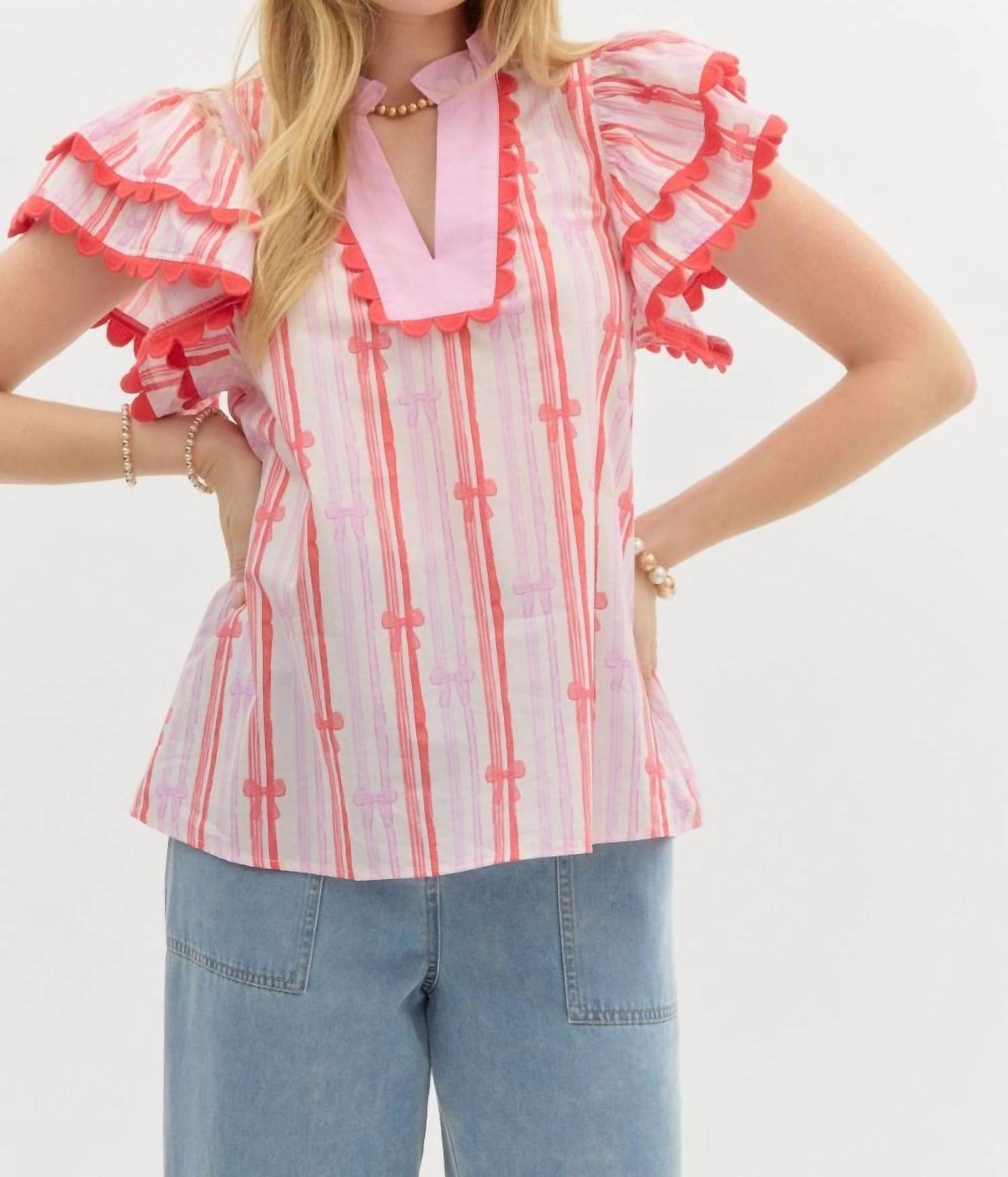 1 The Woman - Bella Bow Top