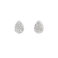 Gemma Couture - Pave Teardrop Diamond Earrings