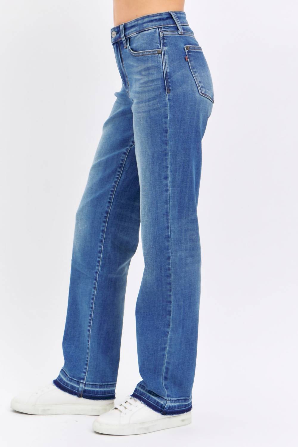 Judy Blue - Mid Rise Dad Jean With Release Hem