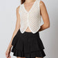 Cotton Candy - Tiered Mini Skirt