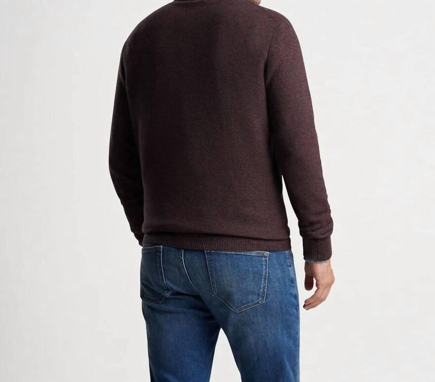 Peter Millar - Nevis Twisted Quarter Zip Sweater