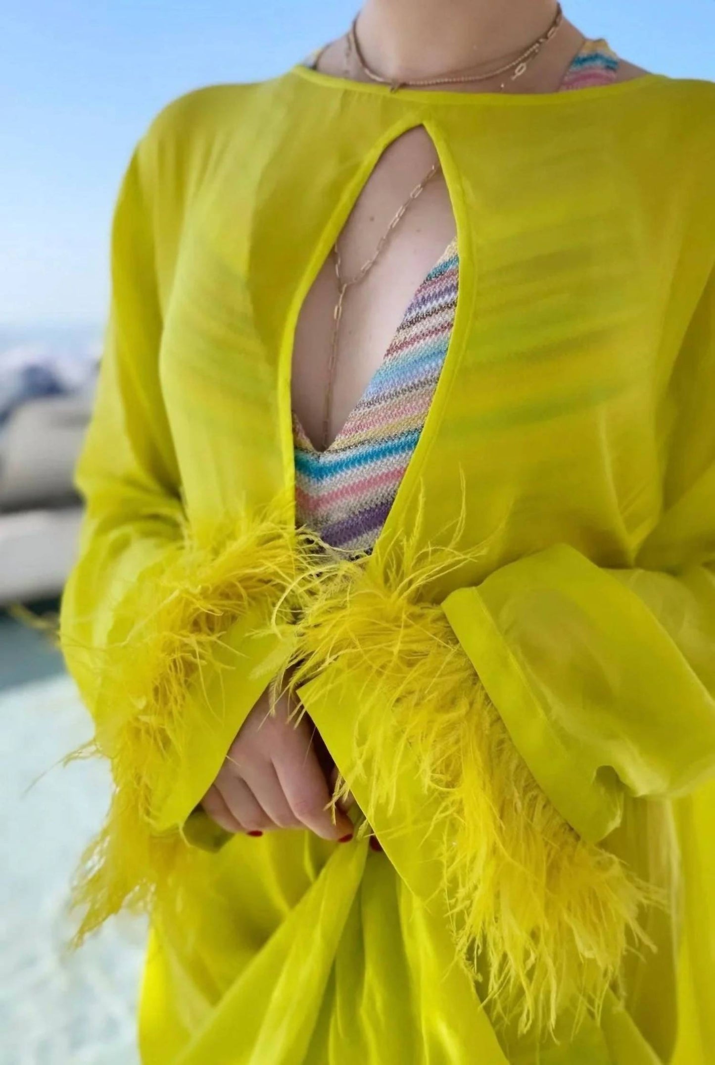 Eklexic - Women's Medium Link Lariat Necklace