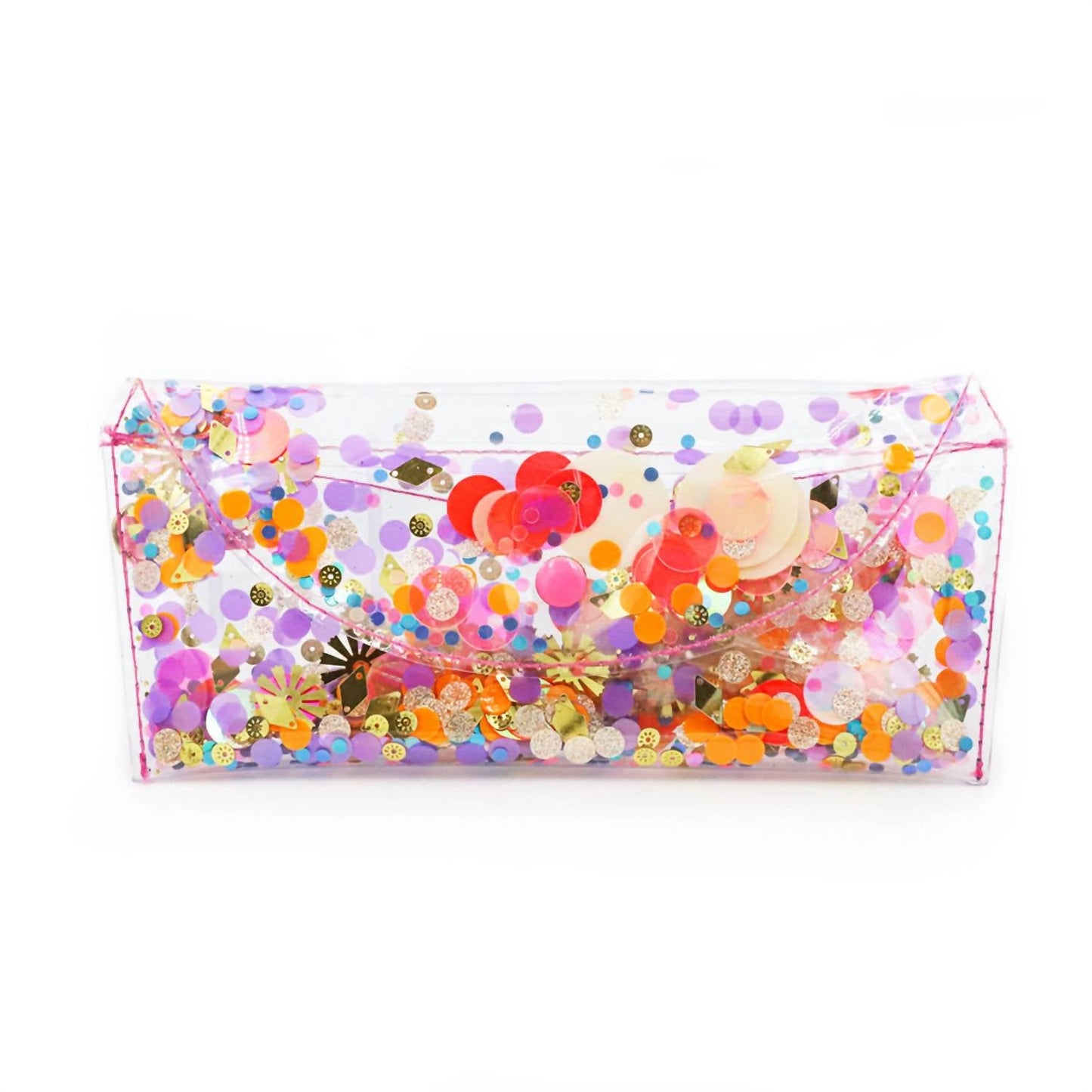 Packed Party - Women's Confetti-filled Sunglass Case