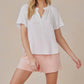 Bella Dahl - Flowy Short Sleeve Pullover Top