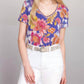 Johnny Was - The Janie Favorite Short Sleeve V-neck Swing Tee