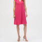 Joseph Ribkoff - V-neck Cap Sleeve Trapeze Dress