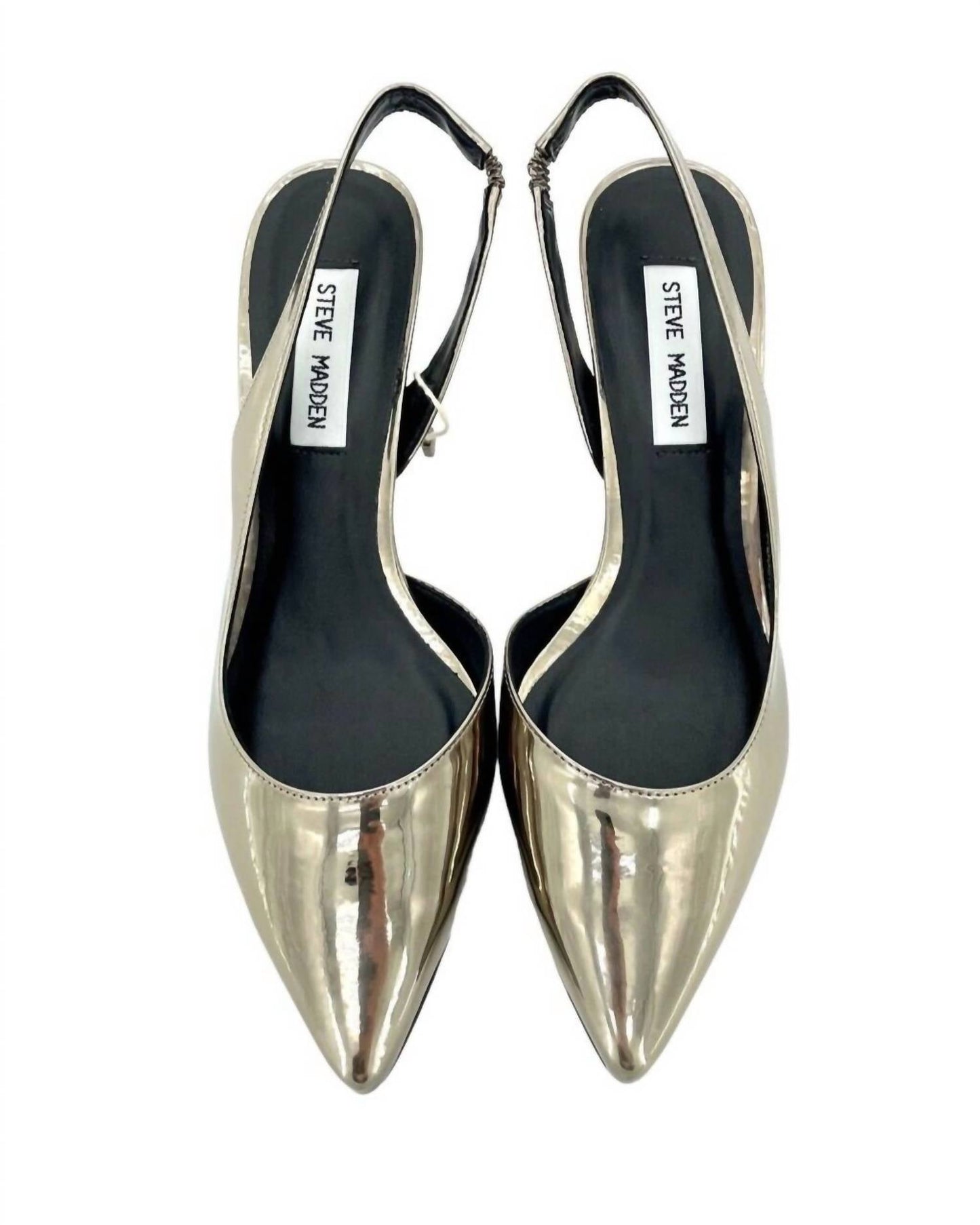 Steve Madden - Vera Patent Leather Pointed Toe Kitten Pumps