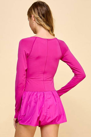 Tcec - Race You to It Long Sleeve Active Romper