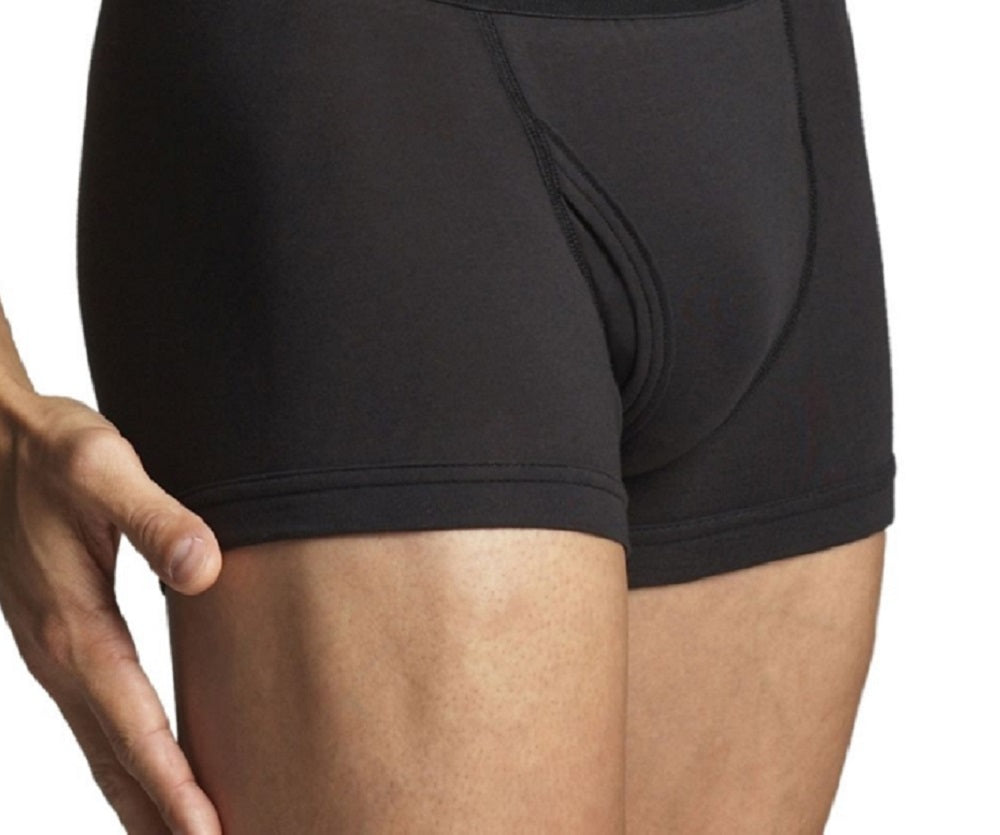 Stanfield's Men's 2 Pack Trunk Underwear Black Size Medium