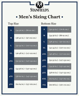 Stanfield's Men's Micro Fleece Thermal Long Johns Underwear Black Size Small