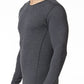 Stanfield's Men's Merino Wool Blend Long Sleeve Thermal Shirt Gray Size X-Large