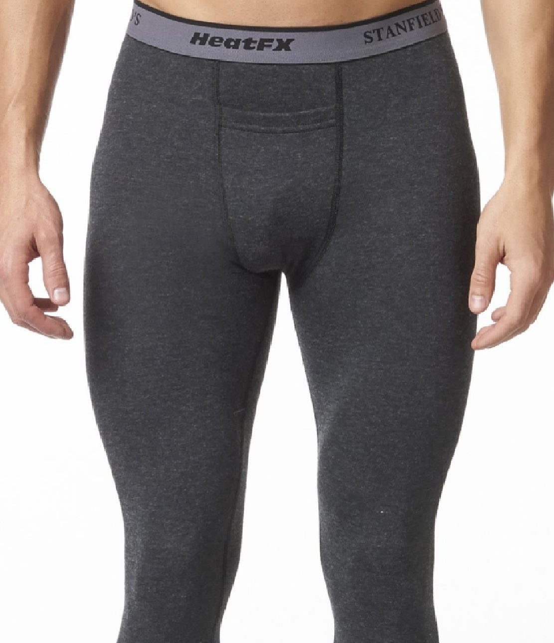 Stanfield's Men's Merino Wool Blend Thermal Long Pants Gray Size Large