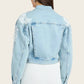Generation Love - Valex Lace Combo Denim Jacket