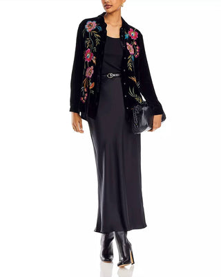Johnny Was - Sidonia Embroidered Velvet Shirt
