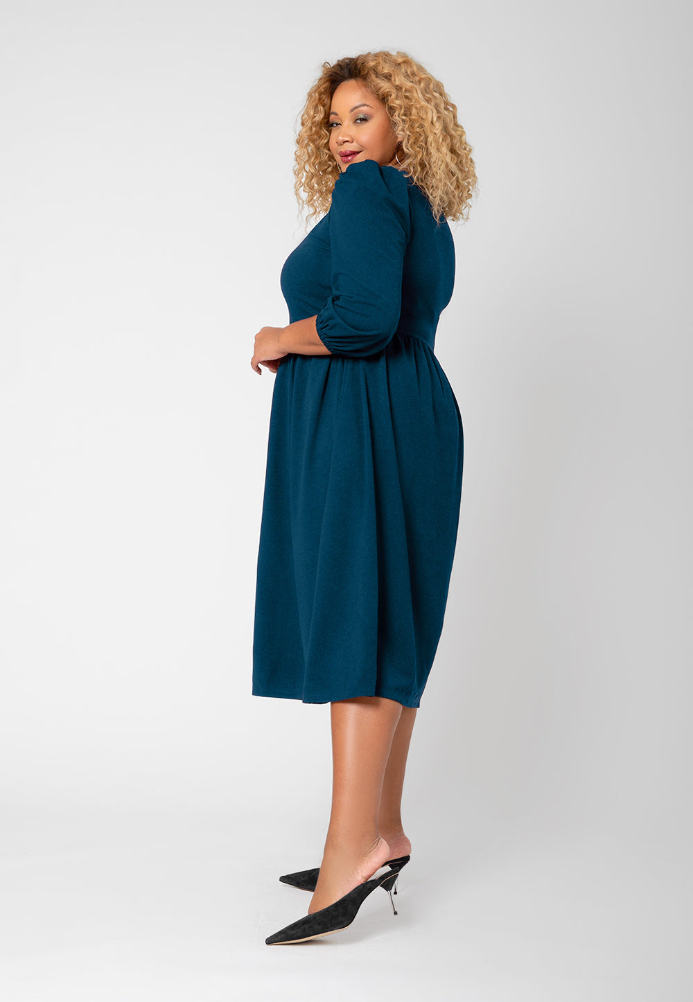 Leota Women's Iman Dress Blue Size 2X