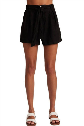 Bella Dahl - Women's Belted Pleat Front Short