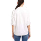 Karen Kane - Ruched Sleeve Button-Up Shirt