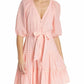 Veronica Beard - Dewey Tiered Cotton Button-up Tie Waist Dress