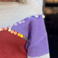 Entro - Colorblock Sequin Sweater