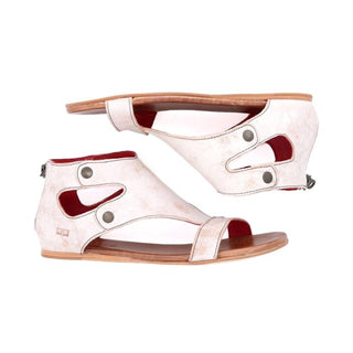 Bedstu - Women's Soto Leather T-strap Flat Sandals