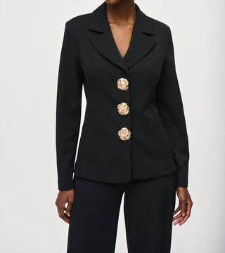 Joseph Ribkoff - Business Notched Collar Fitted Jacket