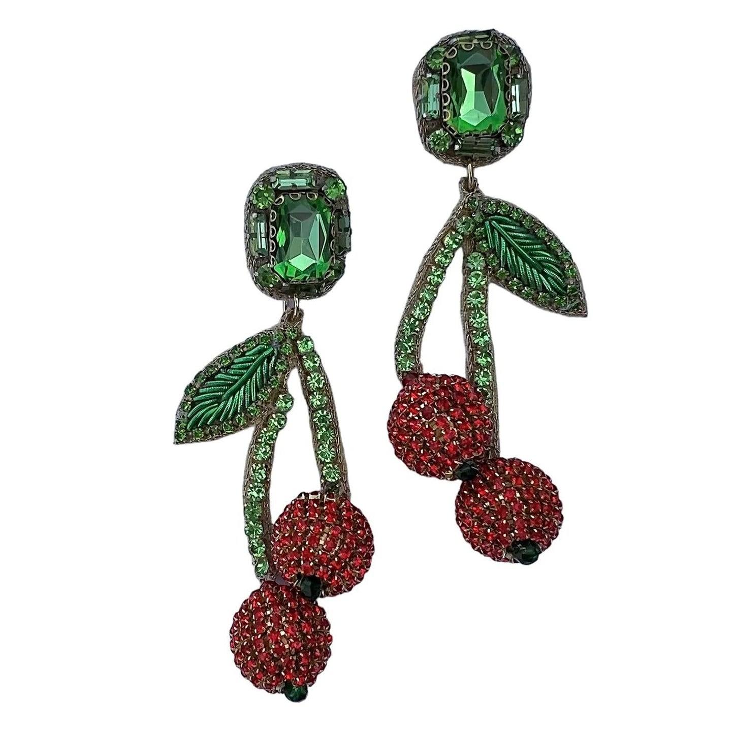 Allie Beads - Women's Cherry Earrings